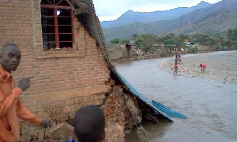 Kindu: more than 7400 families lose houses after a torrential rain 