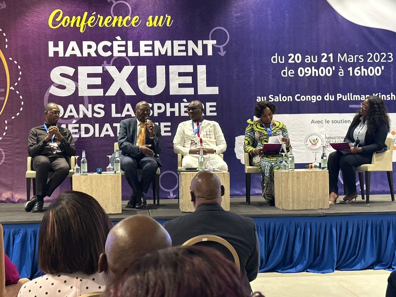 Ouverture à Kinshasa  de la Conférence sur le harcèlement sexuel dans la sphère médiatique 