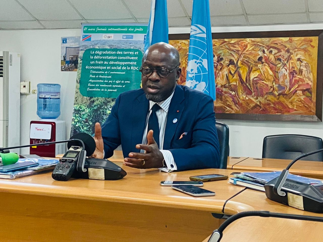 Journée internationale de la Forêt : « La RDC, pays, solution dans la lutte contre la déforestation, la sécheresse et la dégradation du sol » (Alain Richard Donwahi)