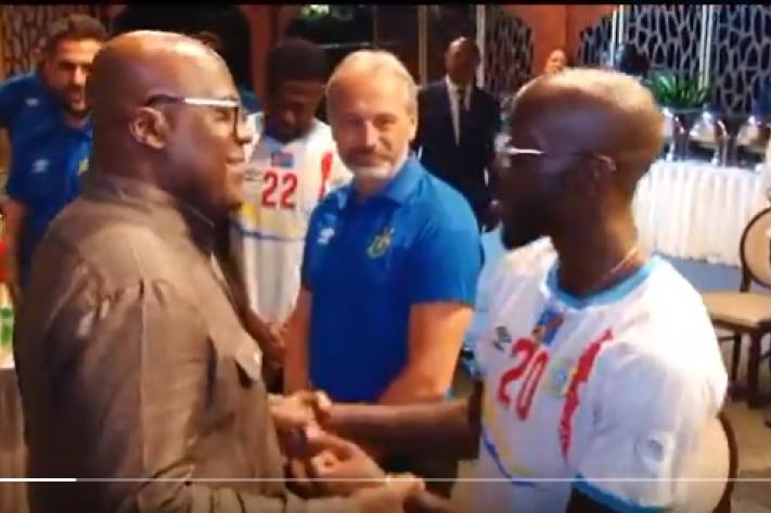 Félix Tshisekedi aux Léopards : « Personne n’attendait la RDC à ce stade de la compétition »